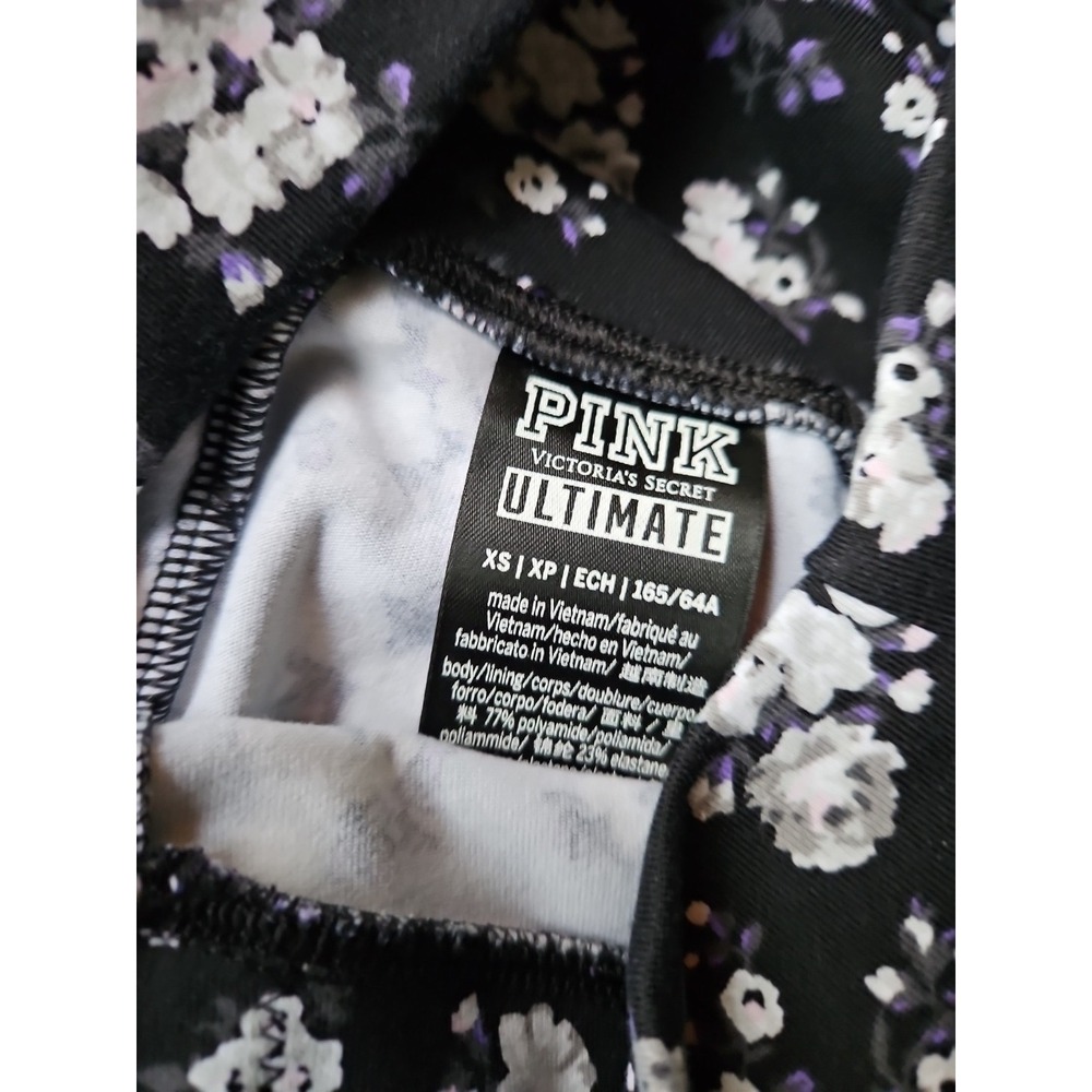 Victoria's Secret Pink Ultimate Legging SPRING FLORAL Flower Yoga Pant XS‎ - Picture 6 of 8